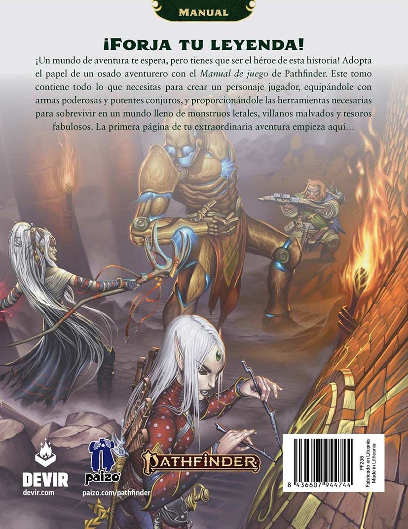 Pathfinder 2ª ed. - Manual de Juego Remaster - ESPAÑOL