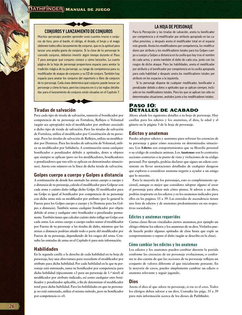 Pathfinder 2ª ed. - Manual de Juego Remaster - ESPAÑOL