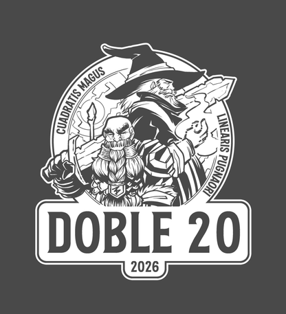 Camiseta oficial Doble 20 - Edición 2026